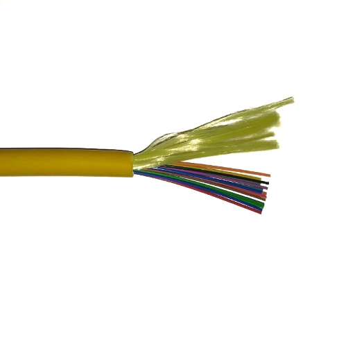 Оптический кабель распределительный внутренний, OS2, 9/125, 16 волокон, LSZH, желтый NTSS-FO-D-IN-9-16-LSZH-YL