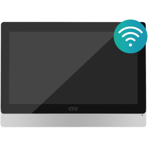 Монитор видеодомофона CTV-M5902 Черный с Wi-Fi