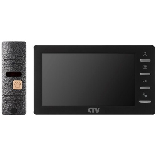 Комплект видеодомофона CTV-DP1701 S Черный
