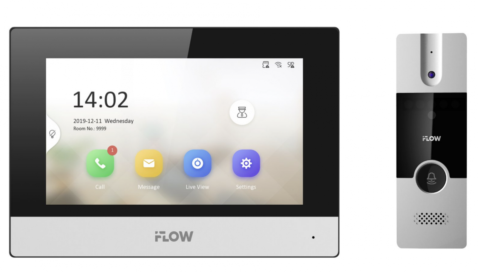 Гибридный видеодомофон iFLOW