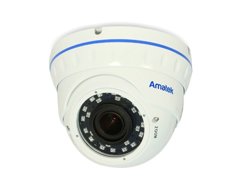 2 Мп IP Антивандальная видеокамера Amatek AC-IDV203V 2,8-12мм