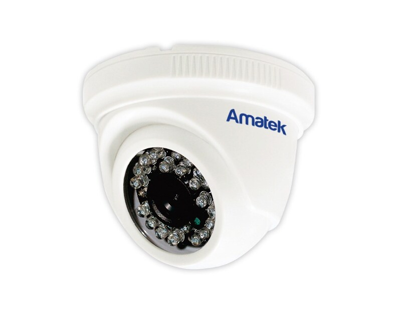 2 Мп MHD Купольная видеокамера Amatek AC-HD202S 3,6мм
