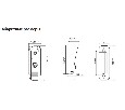 CTV-D1000HD Вызывная панель Красная