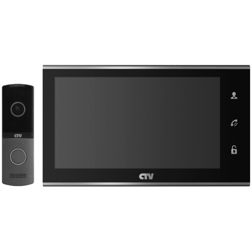 Комплект видеодомофона CTV-DP2702MD Черный
