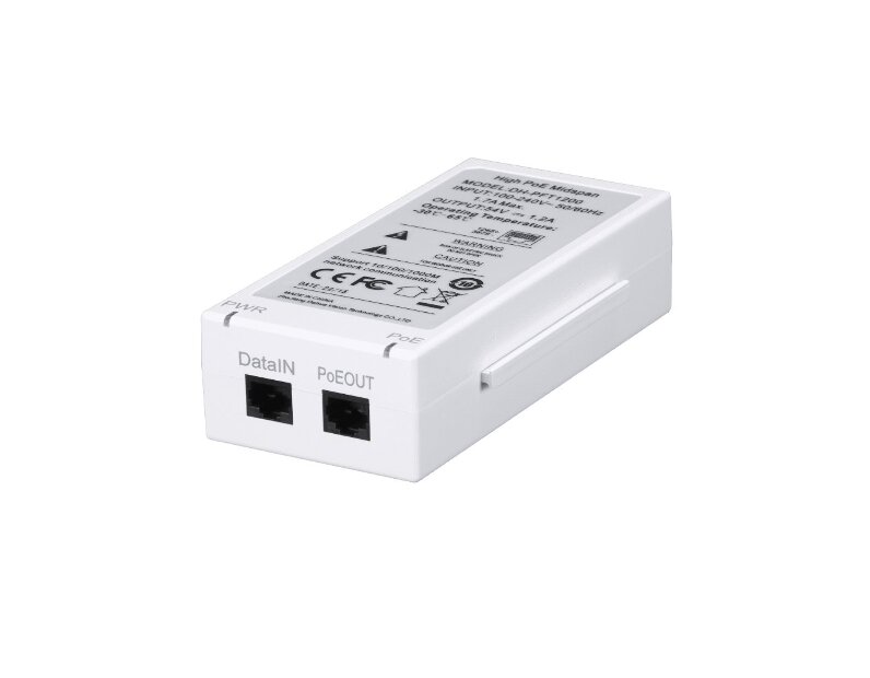 Гигабитный РОЕ инжектор Dahua DH-PFT1200