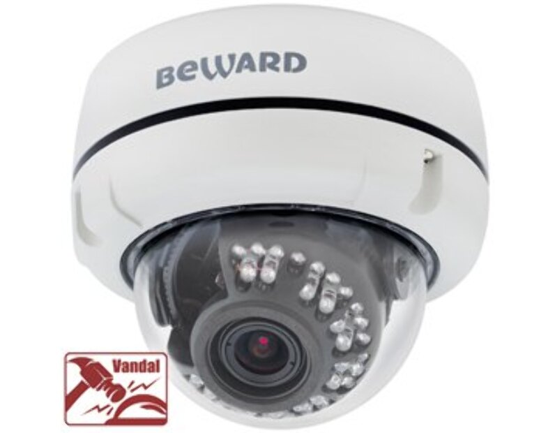 Купольная видеокамера Beward B1710DV 1.3Мп IP