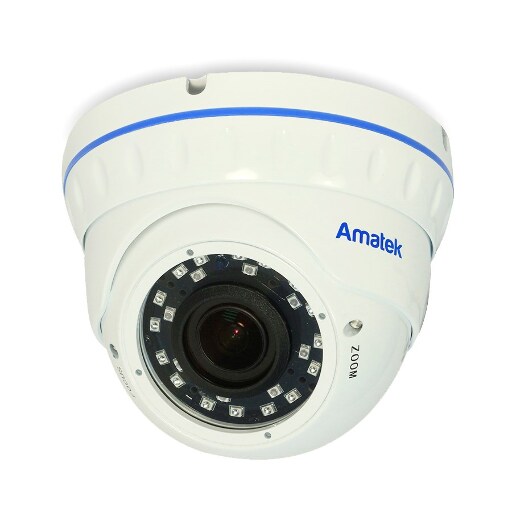 Купольная видеокамера Amatek AC‐HDV203V 2Мп MHD
