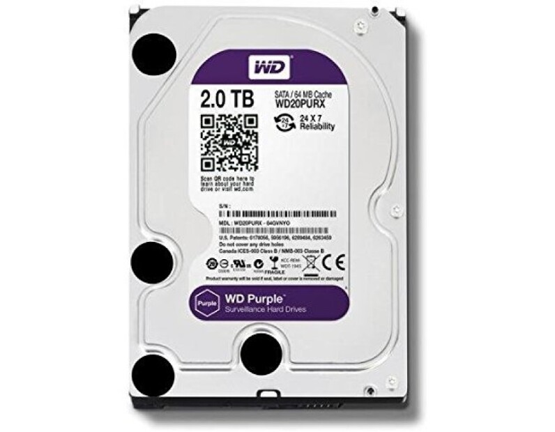 WD Purple WD20PURZ жесткий диск 2 Тб