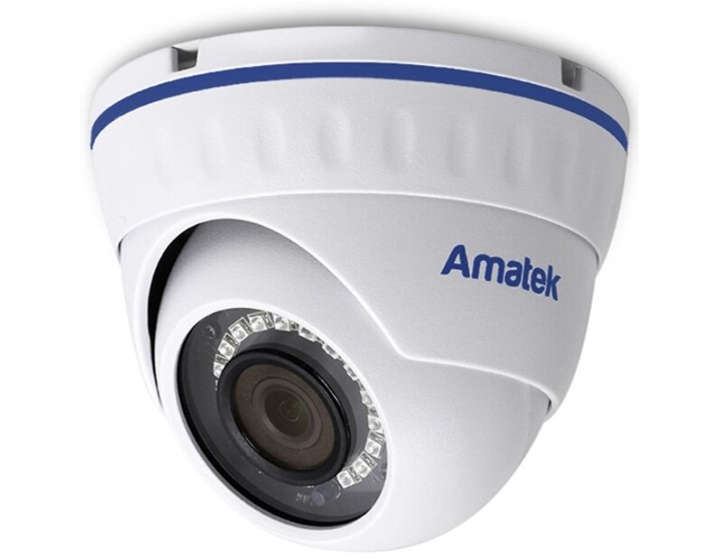 Купольная видеокамера Amatek AC-IDV203AS IP 3/2Мп
