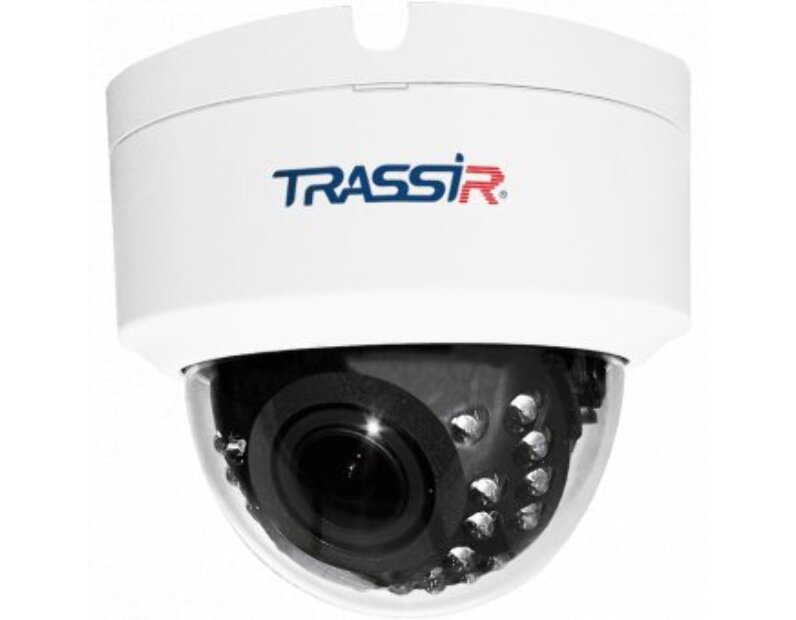 Купольная видеокамера TRASSIR TR-D3123IR2 v4 2Мп IP