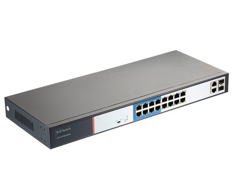 POE коммутатор RedLine RL-SW16P2S 18-портовый