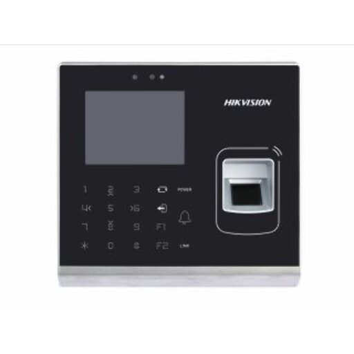 Терминал учета рабочего времени Hikvision DS-K1T201MF со считывателями Mifare карт и отпечатков пальцев