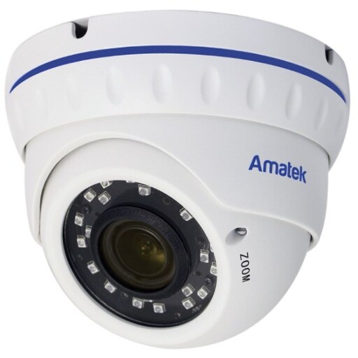 Купольная видеокамера Amatek AC-HDV504VSS (2,8-12) 5Мп MHD