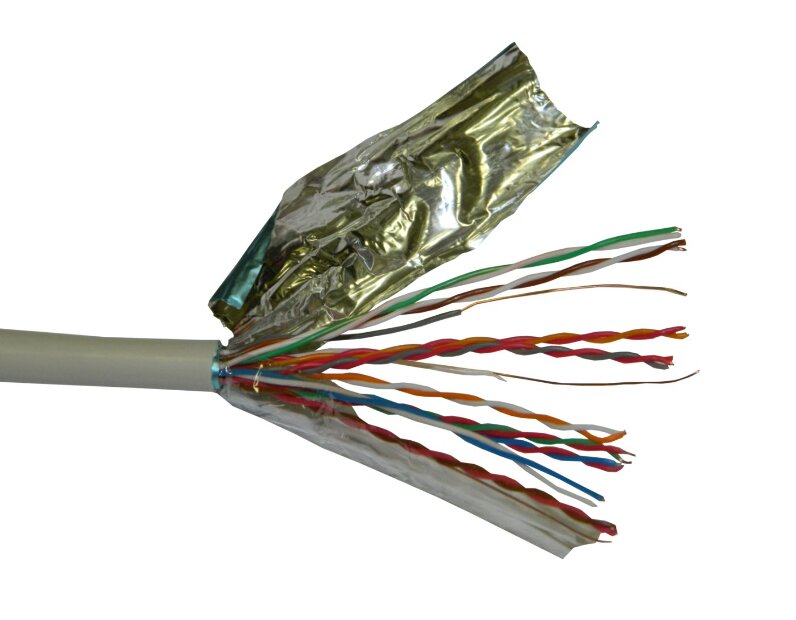 Кабель LC FTP10 cat.5, 305м, 0,45мм, серый