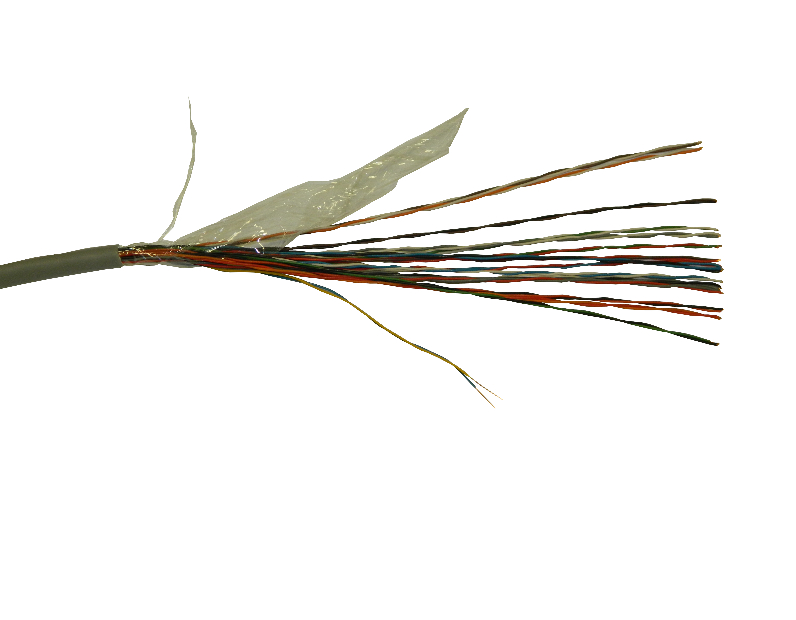 Кабель LC UTP16 cat.5, 2000м, 0,45мм, серый
