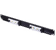 Патч-панель UTP, 19", 12 портов RJ45, cat.5е, 1U, 110 Type, черная "L"