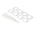 Патч-панель UTP, 19", 48 портов RJ45, cat.5е, 2U, Dual Type, Netko СКС, "J"