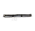 Патч-панель UTP, 19", 24 порта RJ45, cat.6а, 1U, Dual Type IDC, Netko СКС FA-652K-248-C6A