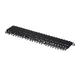 Патч-панель FTP, 19", 24 порта RJ45, cat.6а, 0,5U, Dual Type IDC, Netko СКС