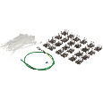 Патч-панель UTP, 19", 24 порта RJ45, cat.6а, 1U, Dual Type IDC, Netko СКС (PKJ24 C6A B/BKKJ32 C6)
