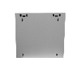 Шкаф настенный 6U серия WM (570х450х370), передняя дверь стекло, разборный, серый Netko