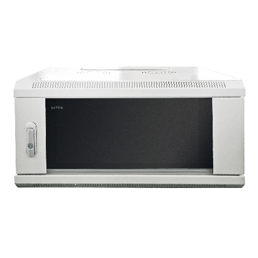 Шкаф настенный 4U серия WMA (Wall Maestro) (600х450х280), передняя дверь стекло, собранный, серый Netko   N.WMA.6404GWA.60183.GY