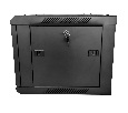 Шкаф настенный 4U серия WMA (Wall Maestro) (600х450х280), разборный, передняя дверь металл, черный Netko 