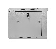 Шкаф настенный 9U серия WMA (Wall Maestro) (600х600х500), передняя дверь стекло, собранный, серый  Netko  