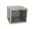 Шкаф настенный 12U серия NOP (600х600x640), передняя дверь стекло, разборный, серый Netko