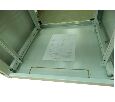 Шкаф настенный 12U серия NOP (600х600x640), передняя дверь стекло, разборный, серый Netko