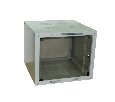 Шкаф настенный 12U серия NOP (600х600x640), передняя дверь стекло, разборный, серый Netko