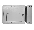 Шкаф настенный 6U серия DUO (600х550х370), 2-х секционный, передняя дверь металл, собранный, серый Netko