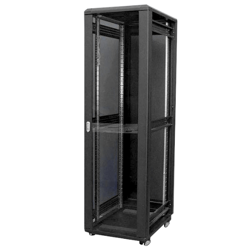 Шкаф напольный 42U серия EB (600х800х1955), чёрный, разобранный (упакован в 2 коробки) Netko  EB 6842.901