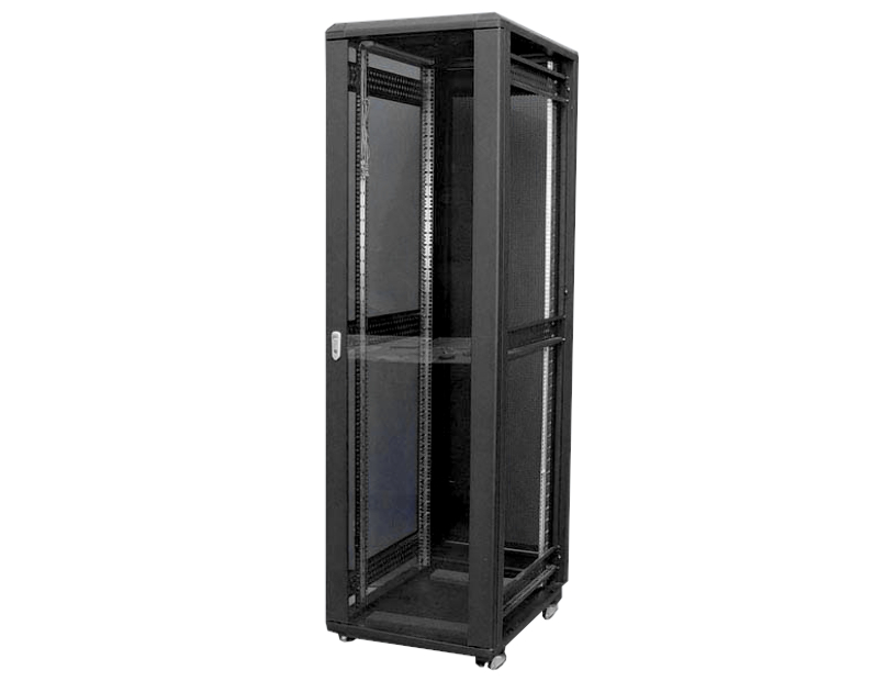 Шкаф напольный 42U серия EB (600х800х1955), чёрный, разобранный (упакован в 2 коробки) Netko 