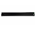 Блок розеток 19", 16А, 12 розеток IEC C13, без шнура, гнездо IEC C14 на задней панели, выключатель, высота 1U, металлический корпус, чёрный