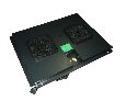 Блок вентиляторов 2 шт для TS,T2,TD глубиной 600 с кабелем черный Netko