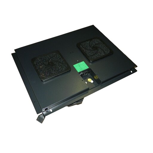 Блок вентиляторов 2 шт для TS,T2,TD глубиной 600 с кабелем черный Netko SA 0015.612/SA.3160.0301