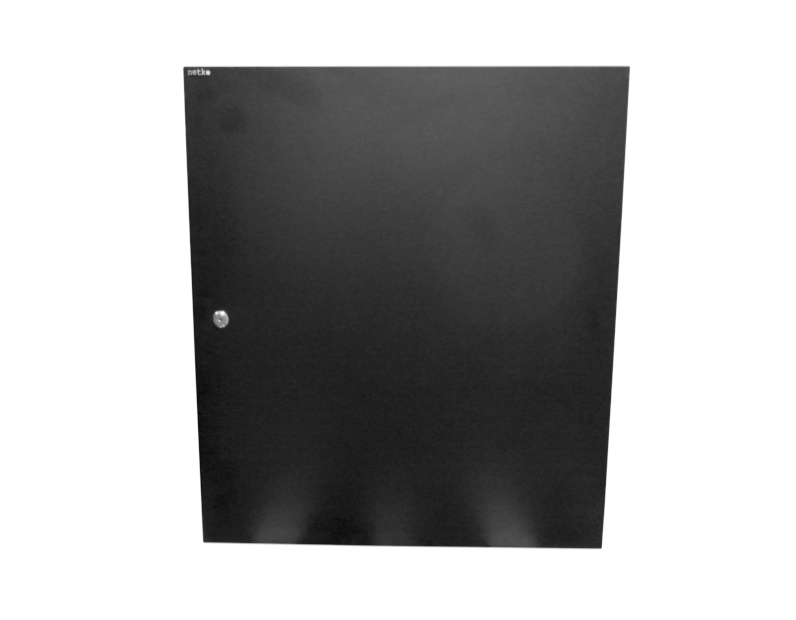 Дверь металлическая для шкафа WMA, DUO 6*15 Netko, черная