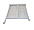Полка для шкафа глубиной 800 (443х600), с ушками, с крепежом, серая, 300 кг