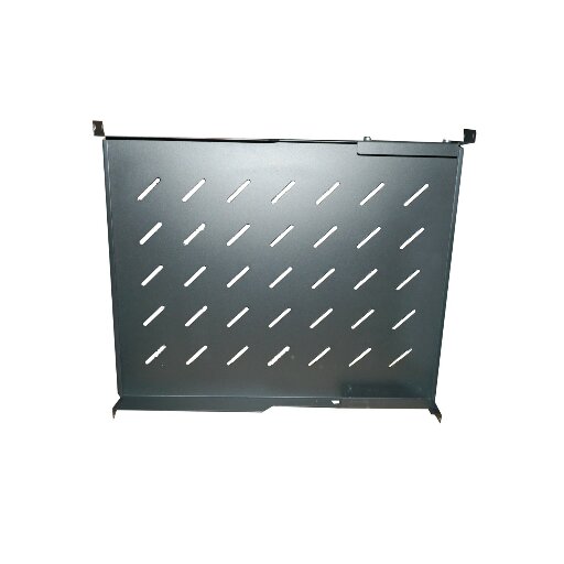 Полка для шкафа гл. 600 (440x350) черная 20 кг с фронтальными направляющими  AFSE600