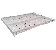 Полка для шкафа глубиной 1000 (443х800), с крепежом, серая, 200 кг