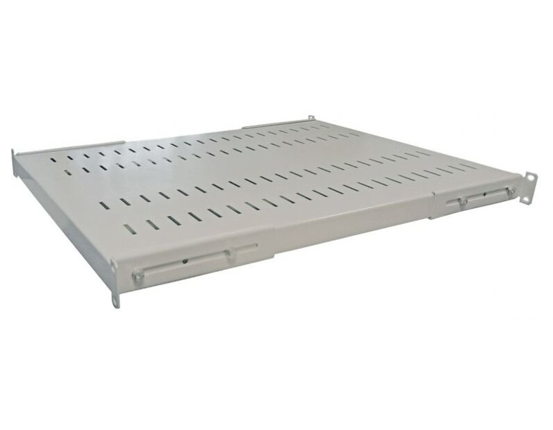Полка для шкафа глубиной 600 (443х400), с крепежом, серая, 300 кг