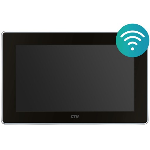 CTV-M5701 Черный монитор видеодомофона с Wi-Fi
