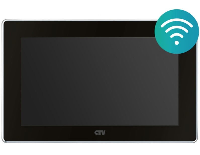 CTV-M5701 Черный монитор видеодомофона с Wi-Fi