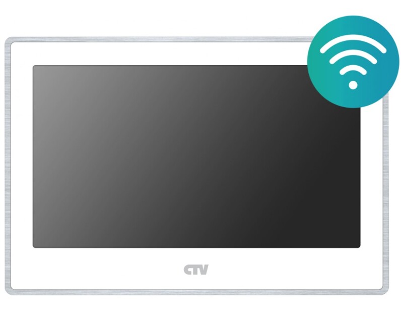 CTV-M5702 Белый монитор видеодомофона с Wi-Fi