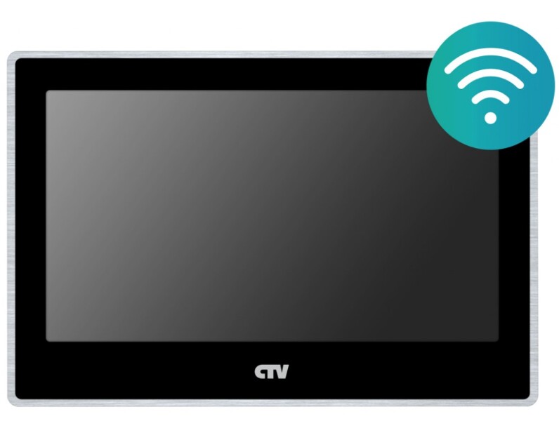 CTV-M5702 Черный монитор видеодомофона с Wi-Fi