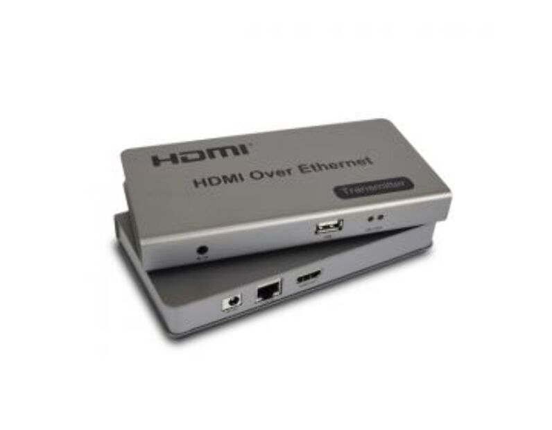 Активный приемопередатчик ATIS HDMI+USB удлинитель
