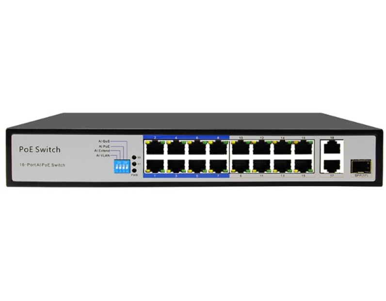 RedLine RL-SW16P2S1 PoE коммутатор