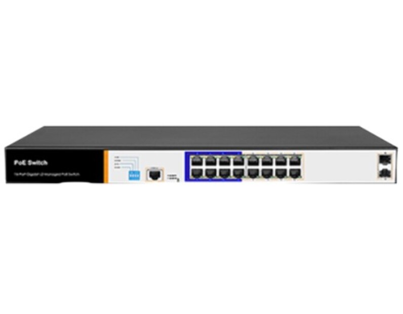 RedLine RL-SW16P2S2.M PoE коммутатор