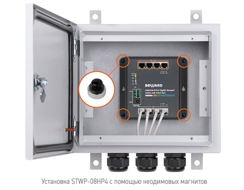 Коммутатор STWP-08HP4